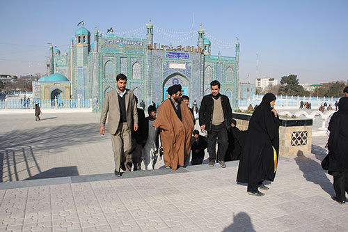 دیدار با نخبگان مزار شریف